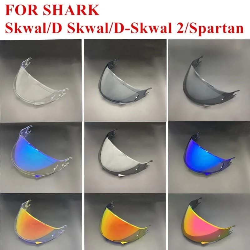 SHARK D Skwal-2 Viseira De Capacete Spartan Substituição De Rosto Inteiro Capacetes De Moto Lente Viser