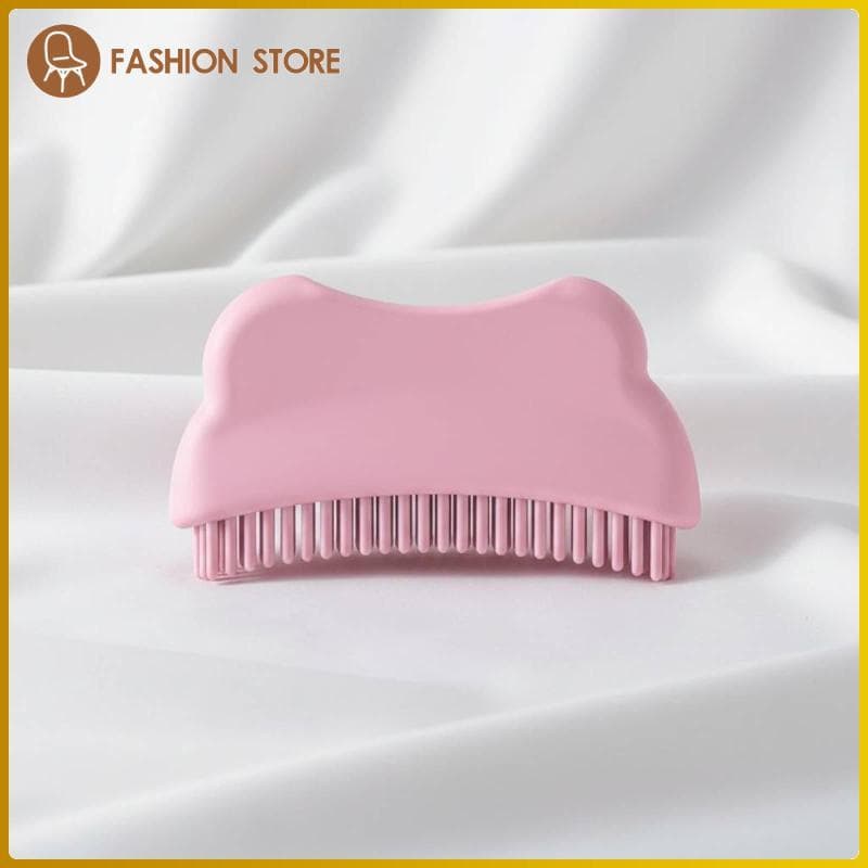 [Wishshopeelq] Escova De Massagem Facial Para Cuidados Com A Pele Pente De Silicone Flexível Removedor De Maquiagem Bele