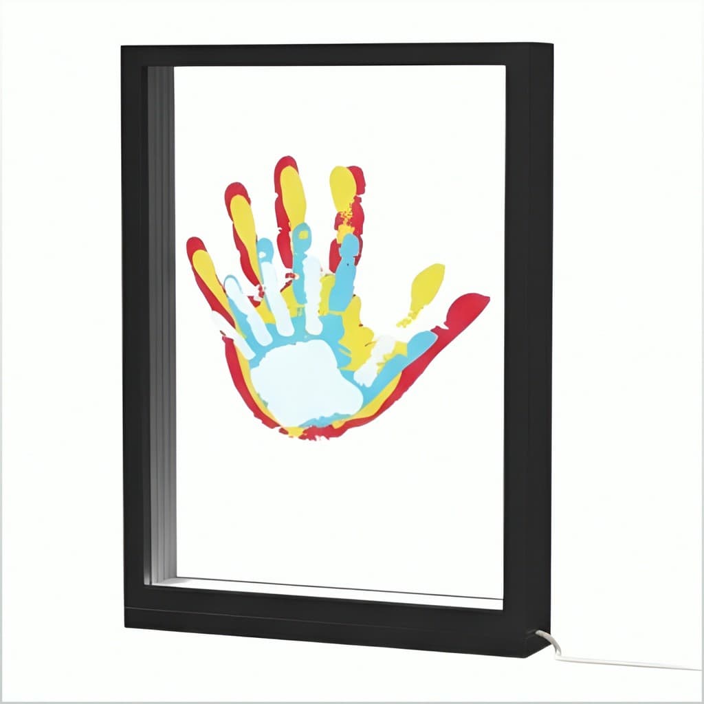 【Lembrança Especial】[Decoração Criativa] Moldura Transparente DIY/Artesanato/Família/Mãos