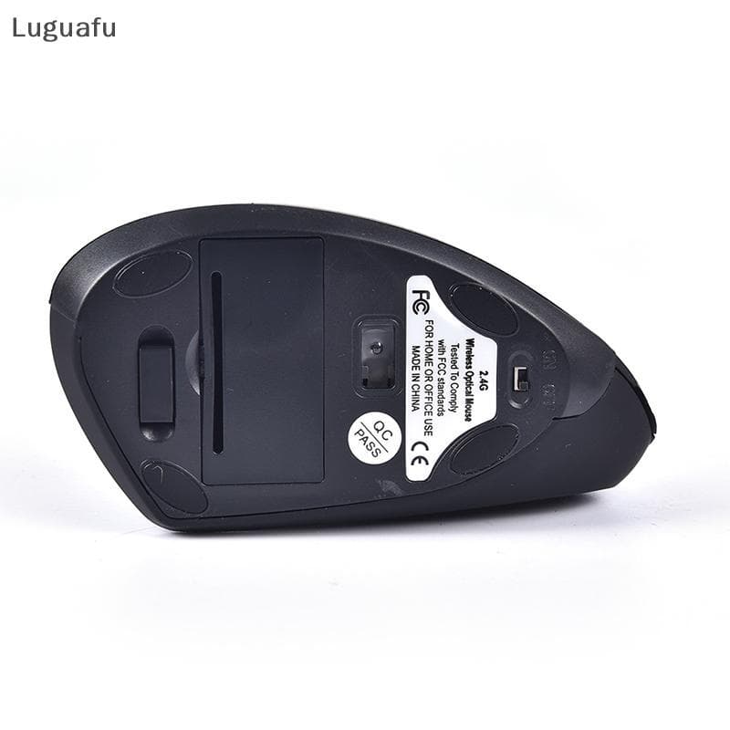Luguafu Novo Mouse Vertical Sem Fio Para Jogos Óptico Ergonômico 1600DPI Gamer BR