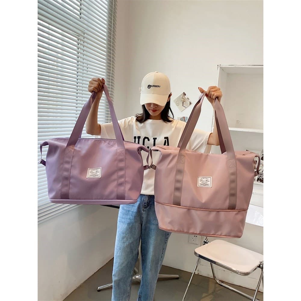 Bolsa de maternidade leve de grande capacidade para bebês maternos, bolsa de viagem feminina, esportes, ioga, academia,