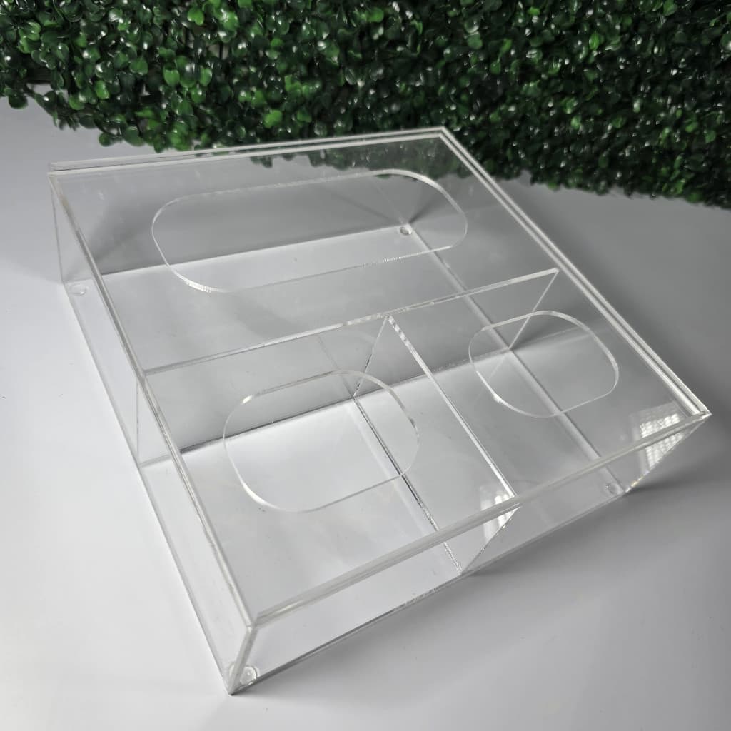 Suporte Triplo De Mesa P/ Mascaras, Toucas, Luvas, Pro pé