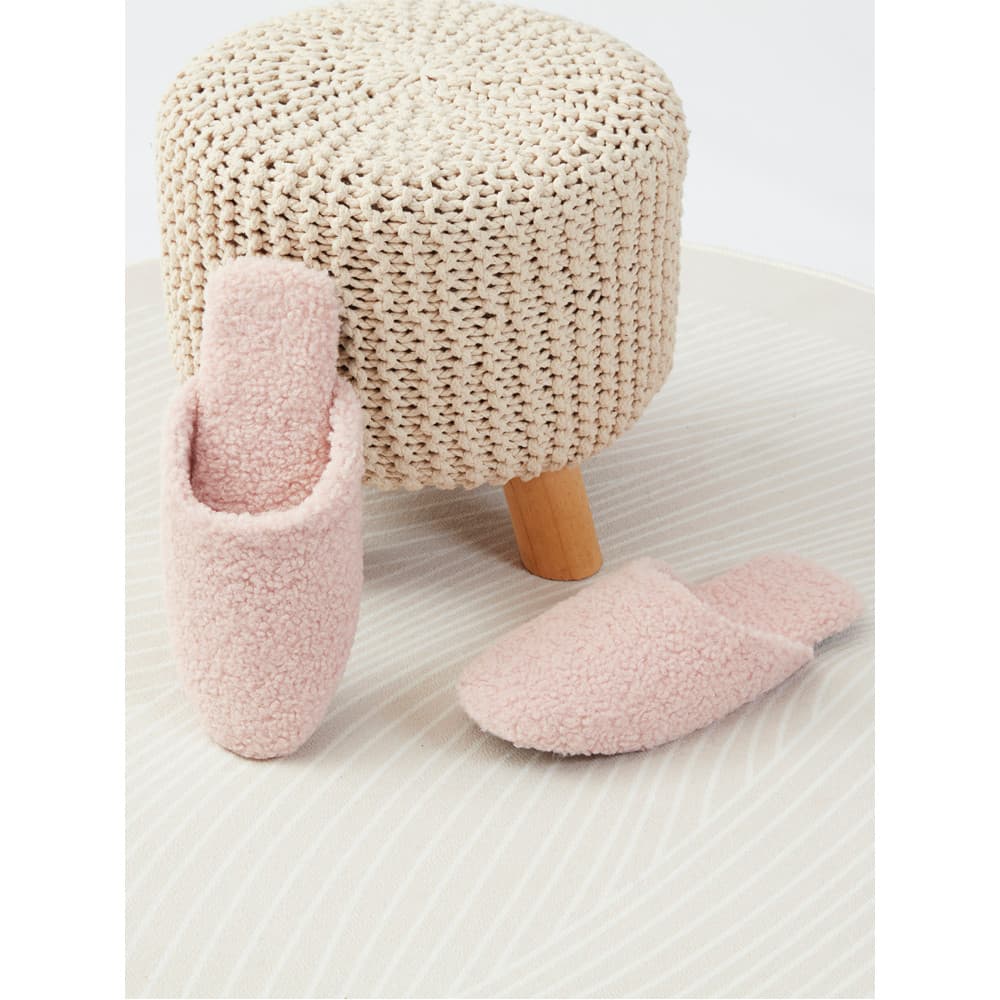 Feminino lã de cordeiro Baotou inverno sola macia impermeável antiderrapante quente mudo interior casa lazer estilo japo