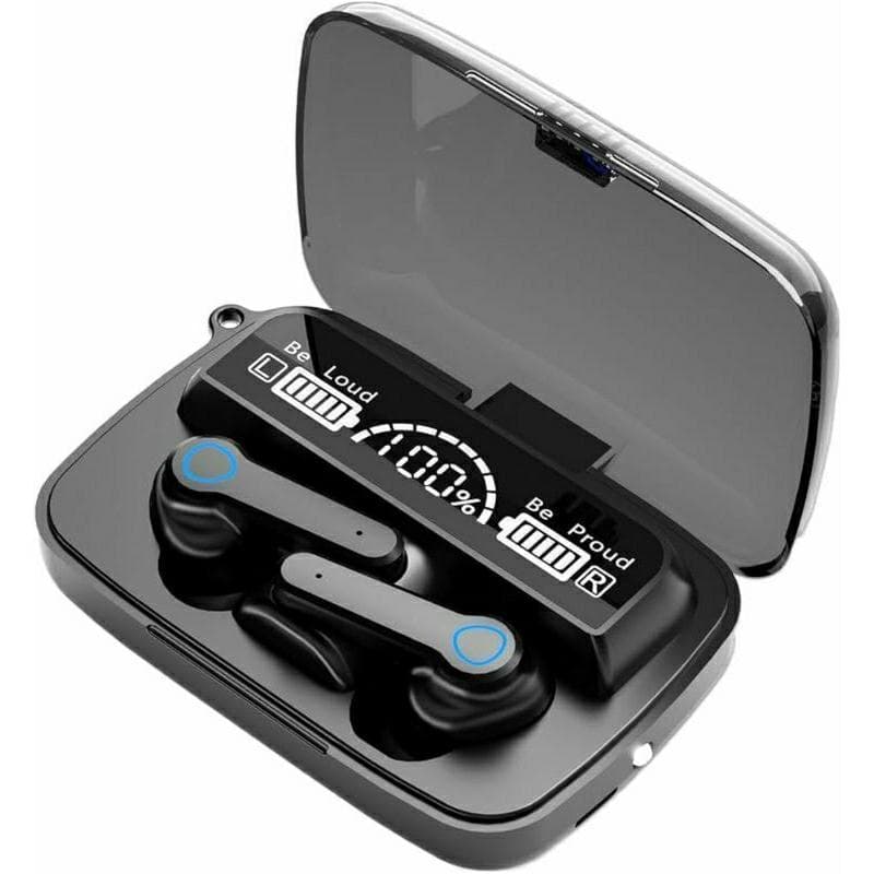 Fone De Ouvido Bluetooth sem fio M19 M10 TWS HD Sound Touch Control Com Case LED