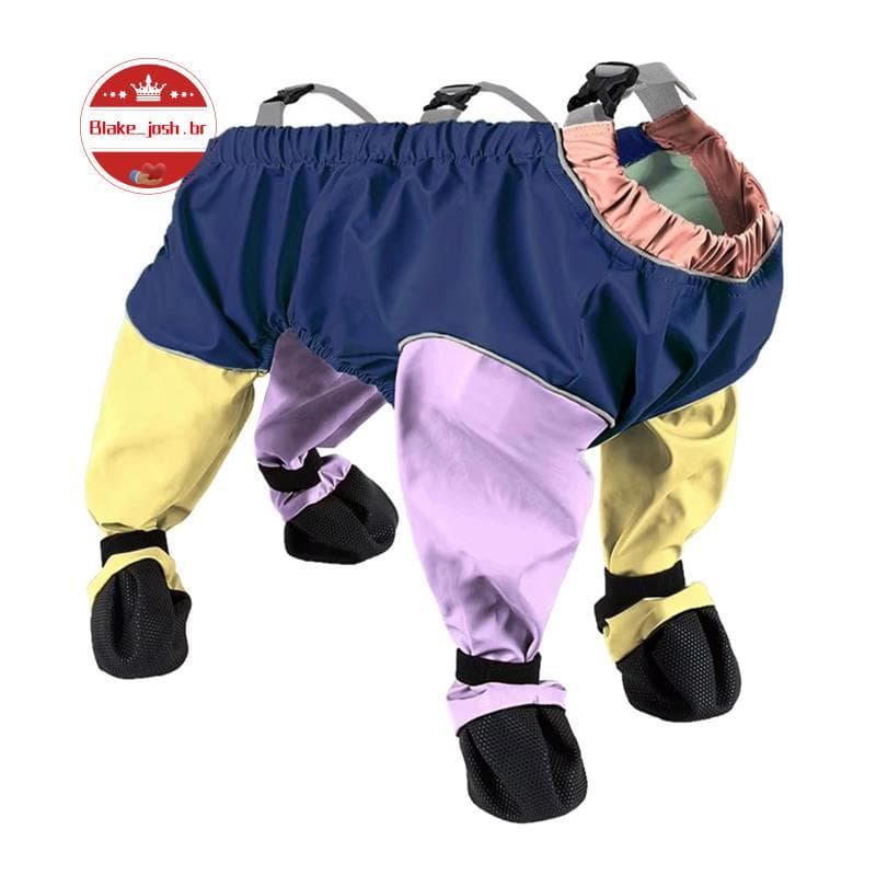[Qualidade B] Sapatos Para Cães Leggings À Prova De Sujeira Suspender Bota Impermeável Cão Antiderrapante Protetor De Pa