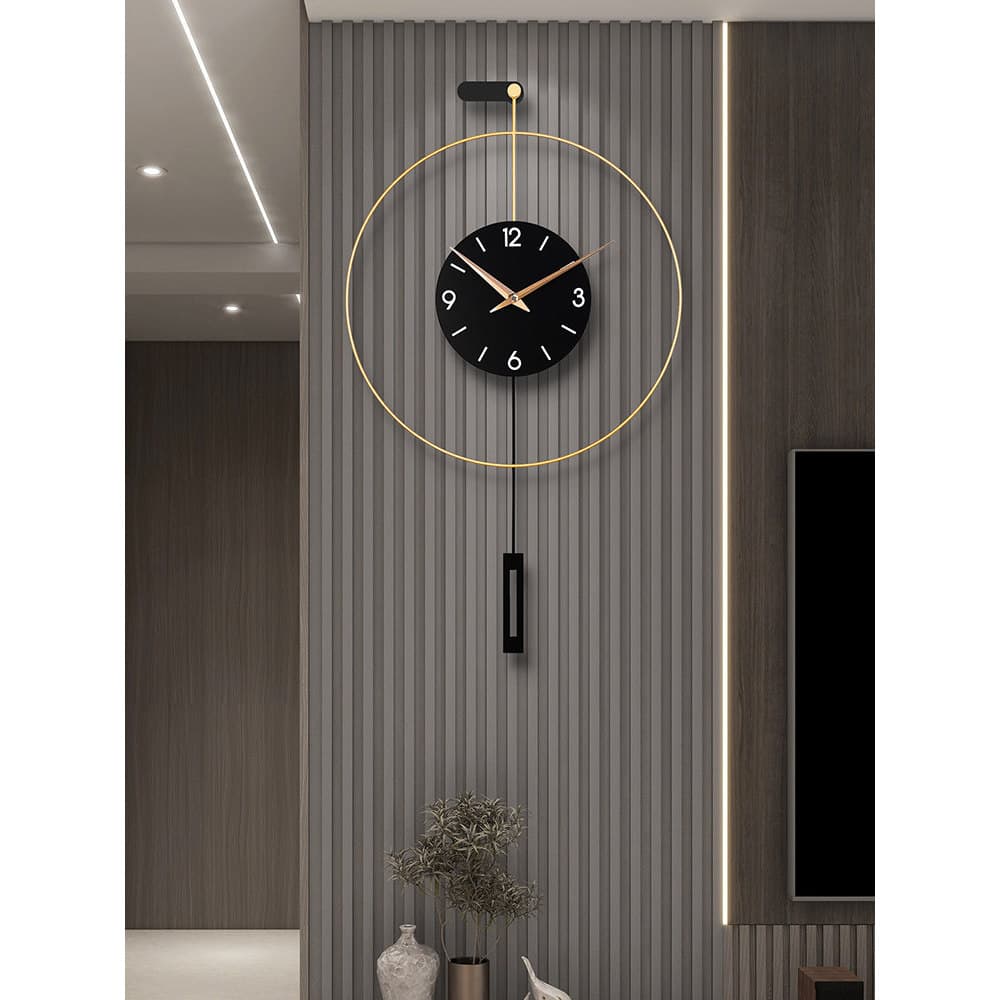 Relógio de parede sala de estar estilo minimalista decoração de parede relógio de quartzo moderno e minimalista influenc