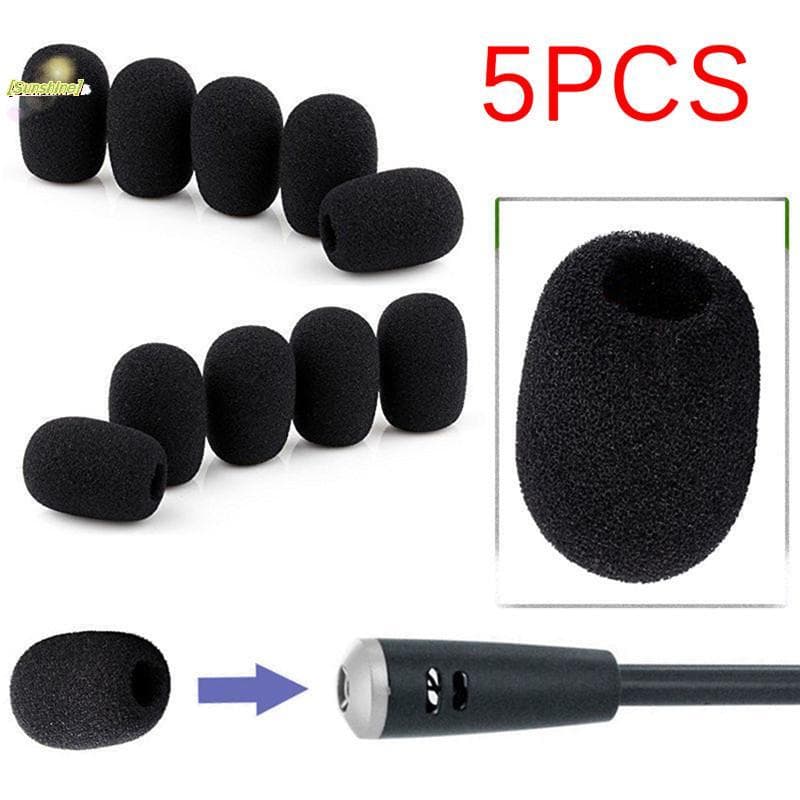 [Sunshine] 5 Pcs Microfone Pára-Brisas Almofada De Espuma Macia Suporte Para Capa De Pele De Esponja [Novo]