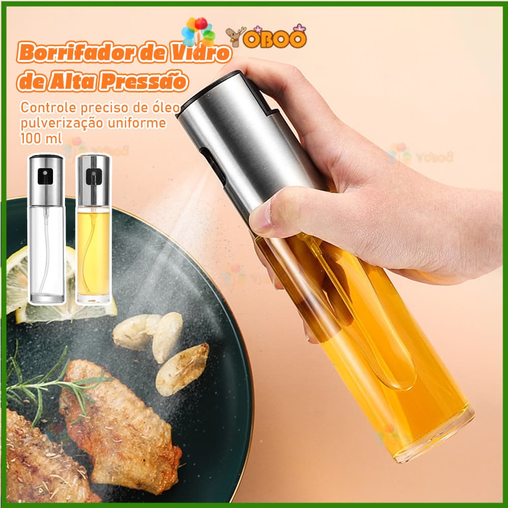 YOBOO Borrifador de azeite Spray de azeite Adequado Para Cozinhas Pulverizador de azeite 100ml