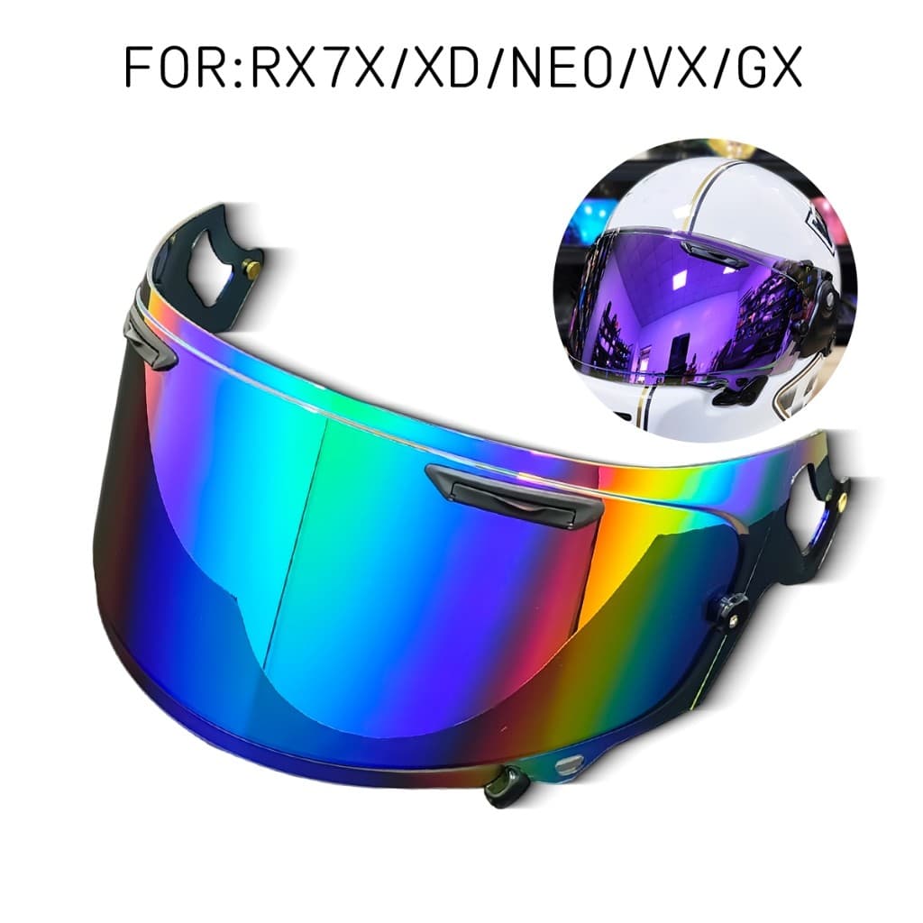 Para Arai RX7X/XD/NE0/VX/GX Compatível Com Viseira De Lente De Capacete De Rally De Motocicleta -