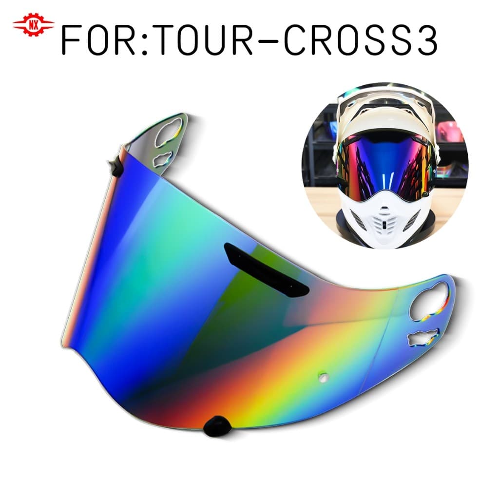 Para Ari TOUR-CROSS3 Compatível Com Viseira De Lente De Capacete De Rally De Motocicleta