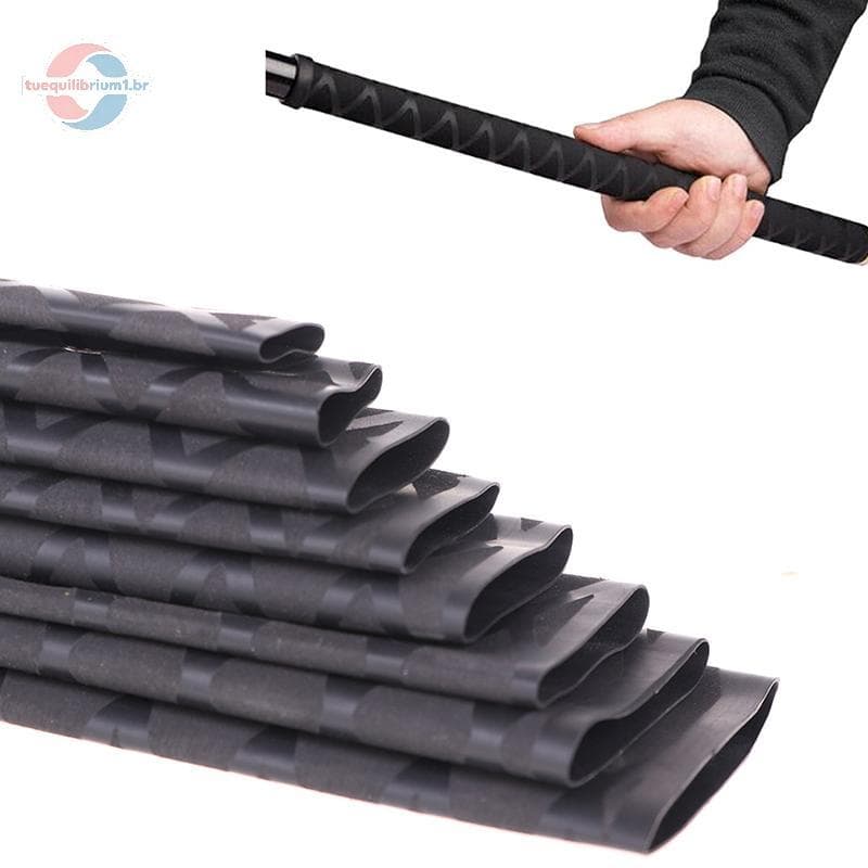Tubo Termorretrátil Antiderrapante tue Para Vara De Pesca/Raquete/Alças De Bicicleta 1M 18-40mm BR