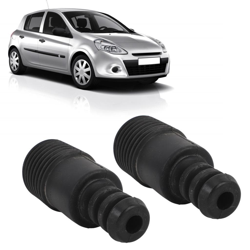 Kit de inicialização de amortecedor dianteiro Vistreck para Clio III Micra Note Grandtour e Grand - Capa de borracha de
