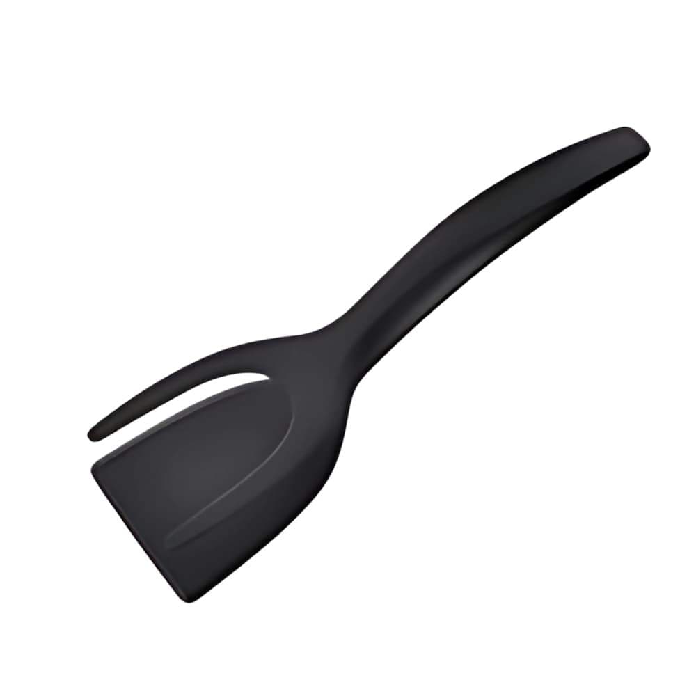 Utensílio 2 Em 1 Espátula E Pegador Silicone Vira Ovo Panqueca