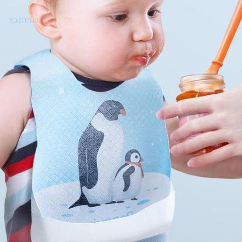 Time 10 Pçs Babador Alimentação Descartável Para Recém-Nascidos Babando Avental Bebê Burp Panos