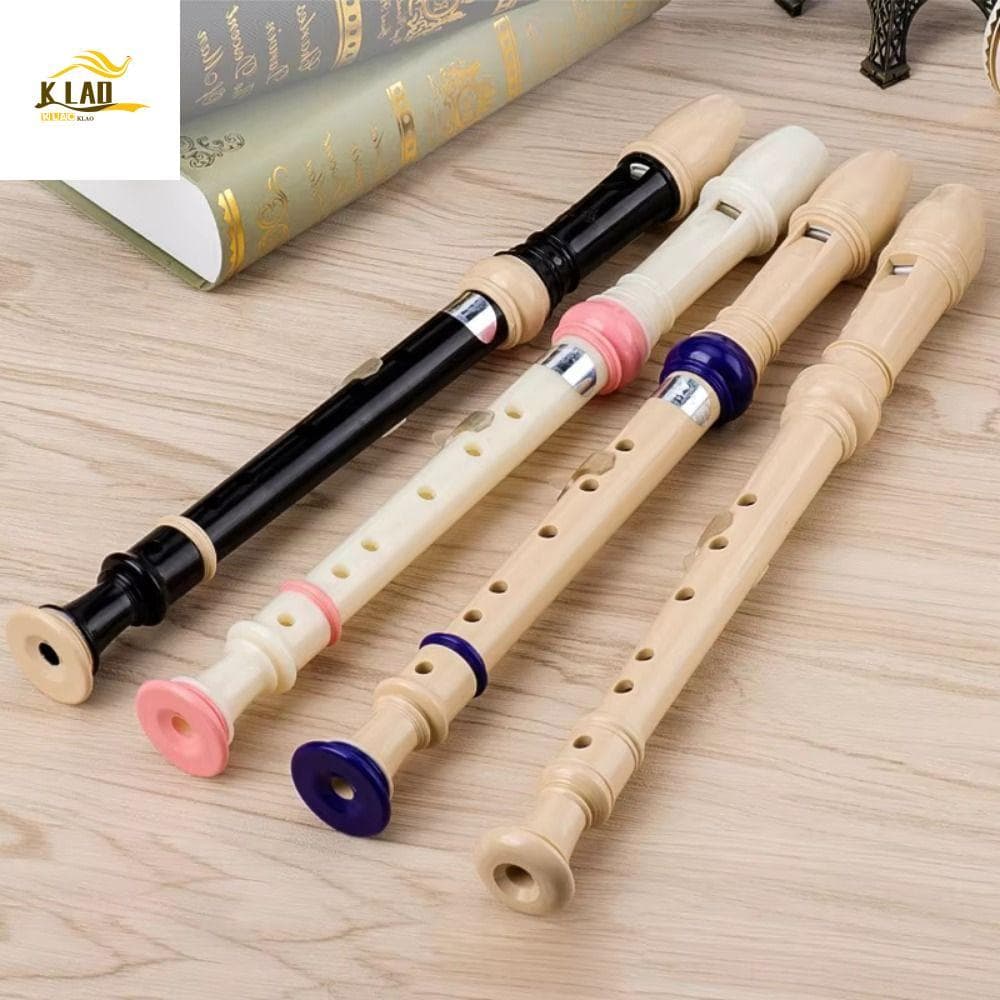 Gravador Soprano KLAOSD , Clarinete De Oito Furos Ajustável Fácil Não Tóxico , Flauta Vertical ABS De Qualidade Alimenta