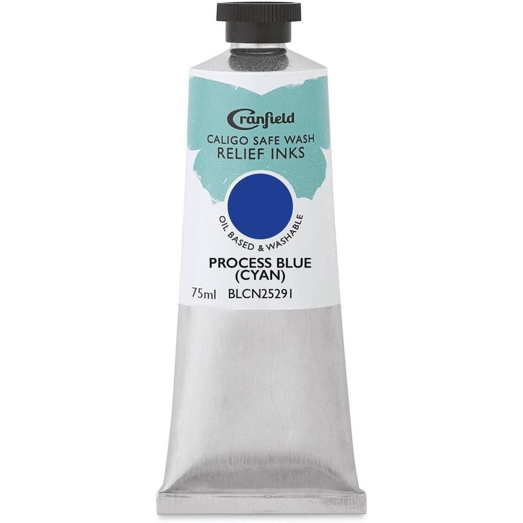 Cranfield Caligo, Tinta de Lavagem Segura, Tubo de 75ml, Azul Processo, BLCN25291