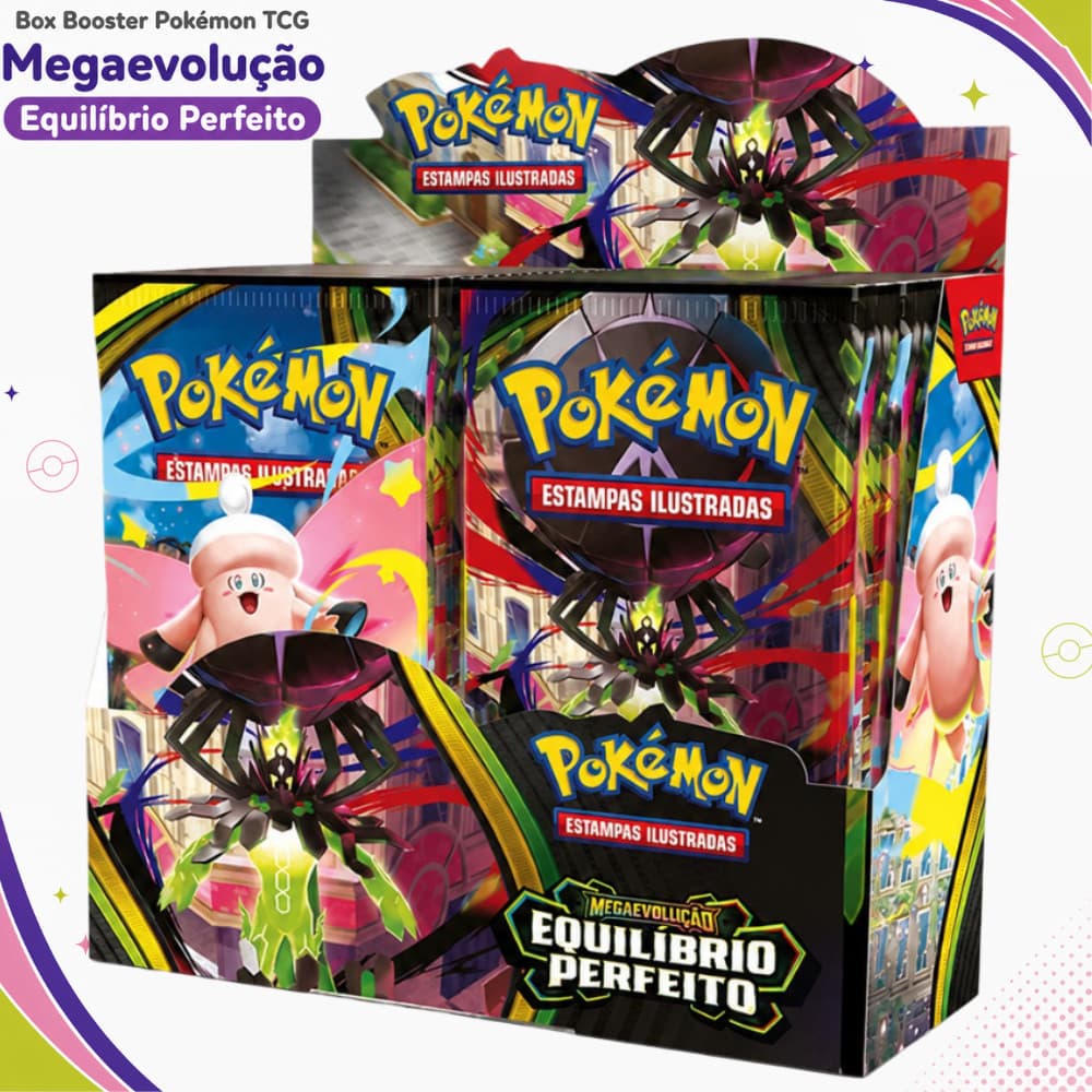 Box Booster Pokemon TCG Megaevolucao Equilibrio Perfeito