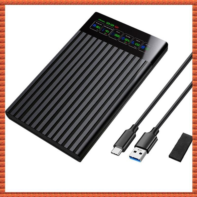 (Zac) Gabinete HDD De 2.5 Polegadas SATA Para USB3.1 Estojo De Disco Rígido Externo 6 Gbps SSD Armazenamento PC