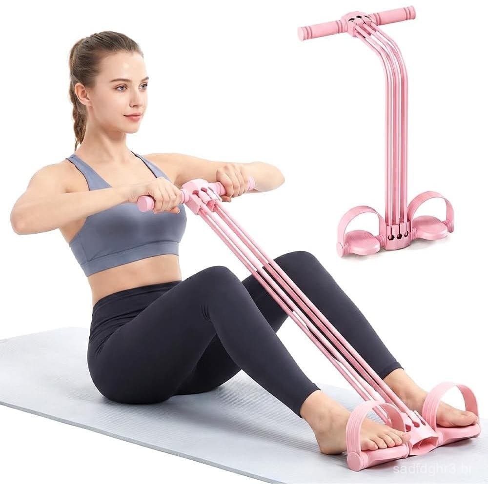 Banda de resistência multifuncional com alças, adequada para treinos de corpo inteiro em casa, versão atualizada 2026, t