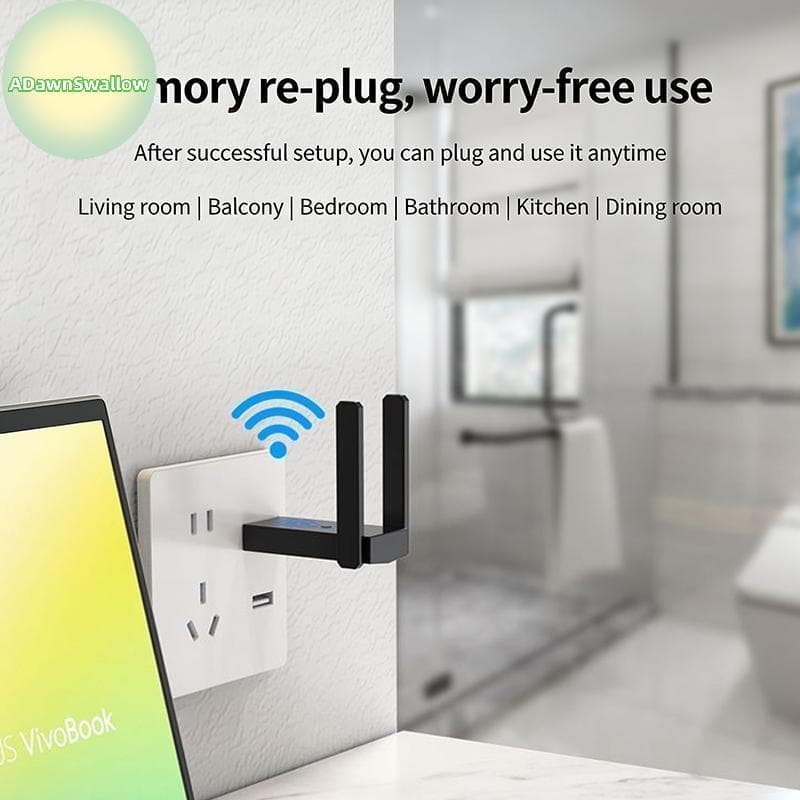 ADS USB WiFi Extender Roteador Repetidor Parede Penetrante Signal Enhancer Alto Ganho Para Forte Internet Sem Fio Em Cas