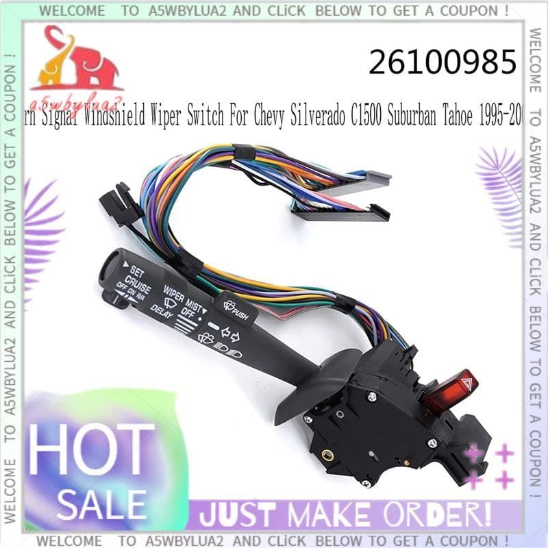 Interruptor Do Limpador De Pára-Brisa Sinal De Volta Para 26100985 Combinado Multifuncional
