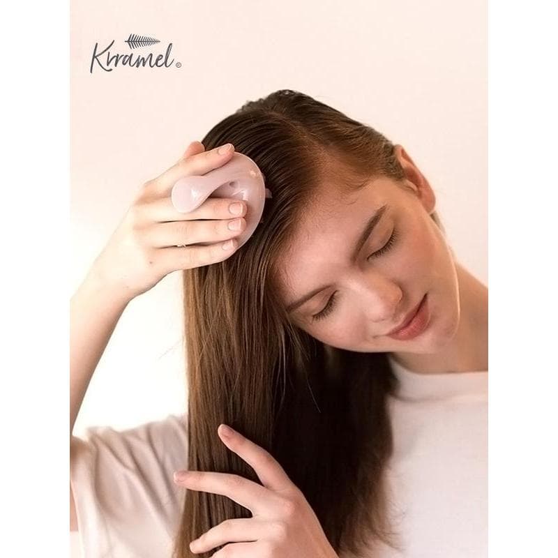 KRRAMEL shampoo ferramenta útil Silicone shampoo escova massagem pente couro cabeludo limpeza pente shampoo pent
