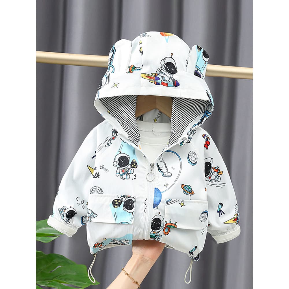 Menino jaqueta primavera outono 2026 novo estilo moda roupas infantis meninos casaco de bebê macacão topos meninos roupa