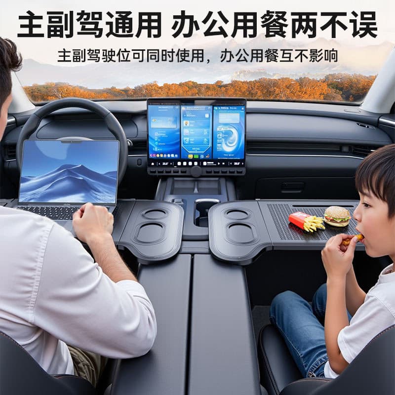 Mesa pequena para carro, mesa de jantar para volante de carro, bandeja multifuncional para escrita, trabalho de escritór