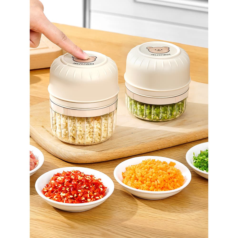 Triturador de alho elétrico japonês doméstico pequeno Mini misturador alho alimentos complementares triturador de alho s