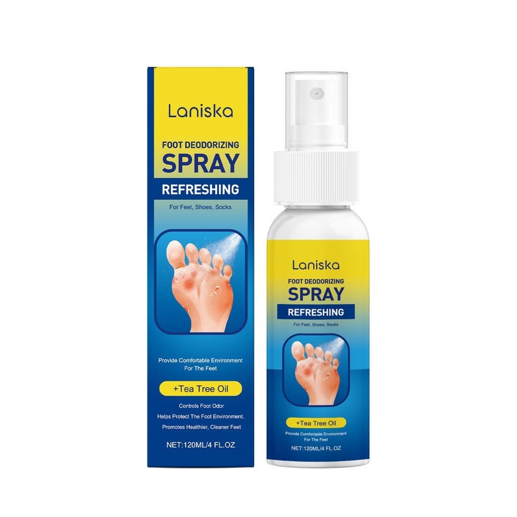 Spray de Óleo de Tea Tree para Cuidados Diários da Pele dos Pés, Portátil e Suave, Spray Laniska