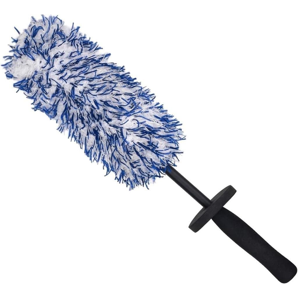 Escova de Limpeza de Rodas e Aros para Carro, Escova de Lã Sintética Macia Sem Metal, Escovas de Lavagem de Rodas com Al