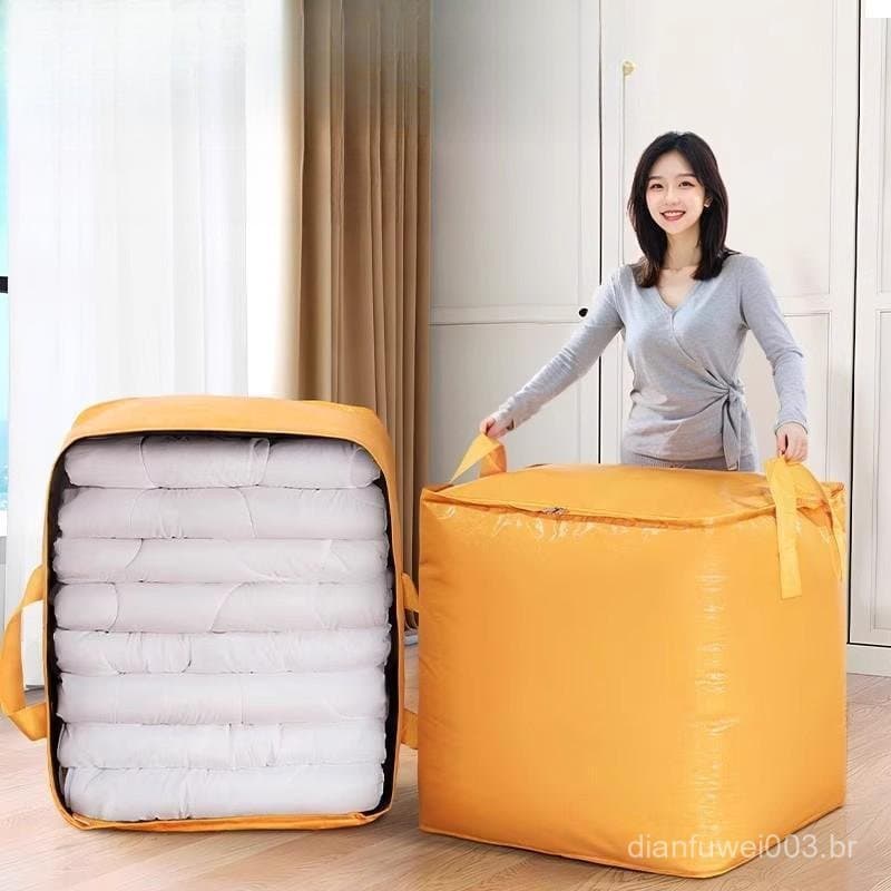 Bolsa de embalagem para mudança e formatura, conveniente para guardar roupas, bolsa de armazenamento à prova d'água para