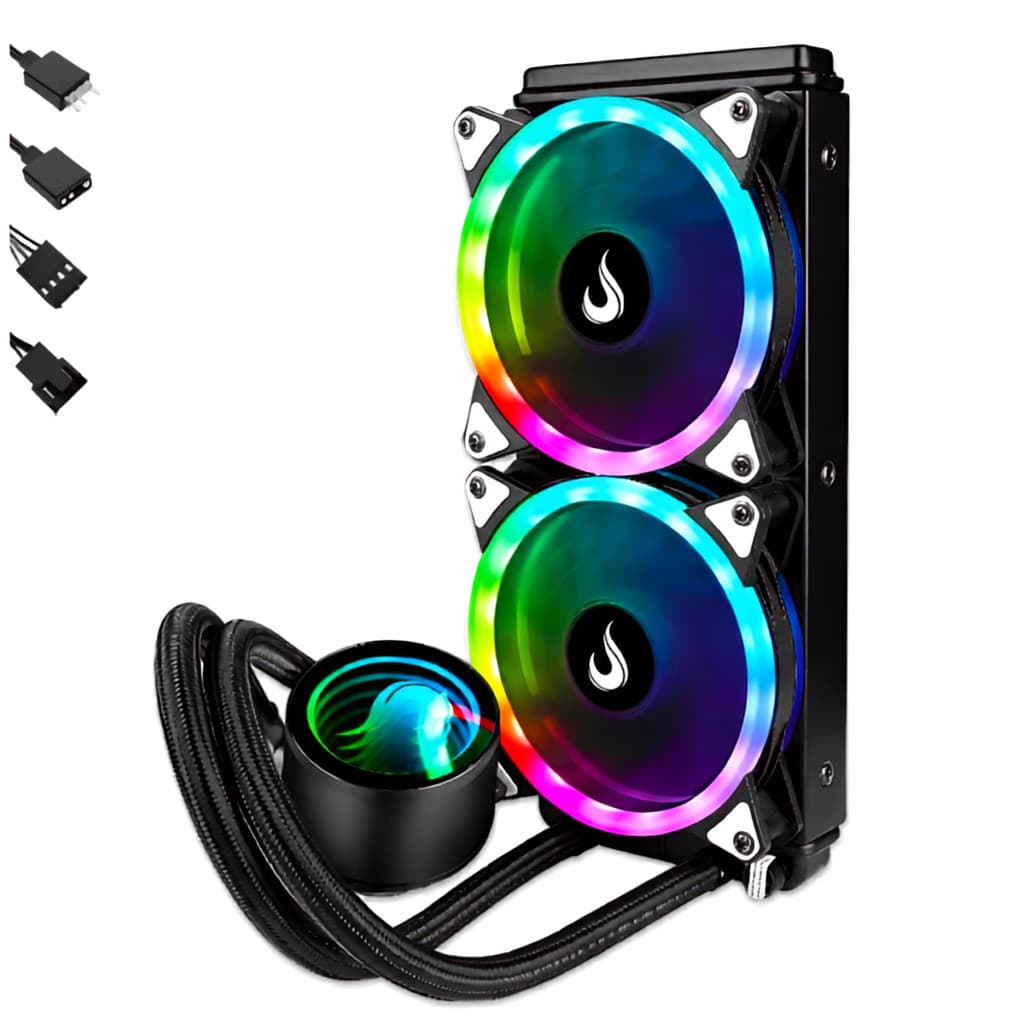 Water Cooler Rise Mode 240mm ARGB Preto Gamer Intel AMD