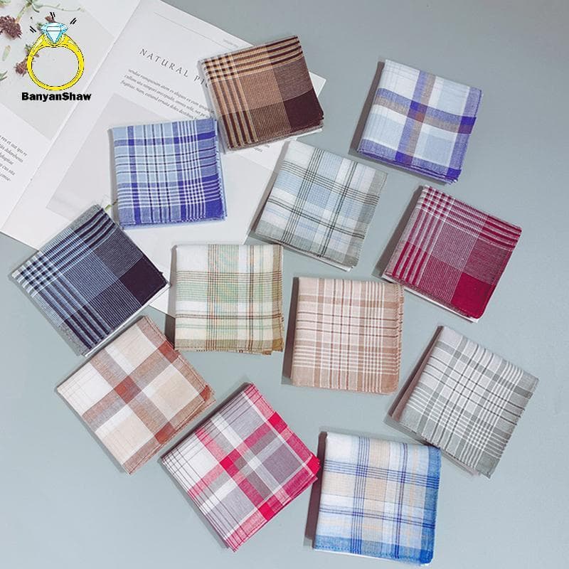 [BANY] Toalha De Lenço De Algodão 40x40cm Para Adultos Rosto Grande Quadrada De Uso Múltiplo Homens Pano De Limpeza De S