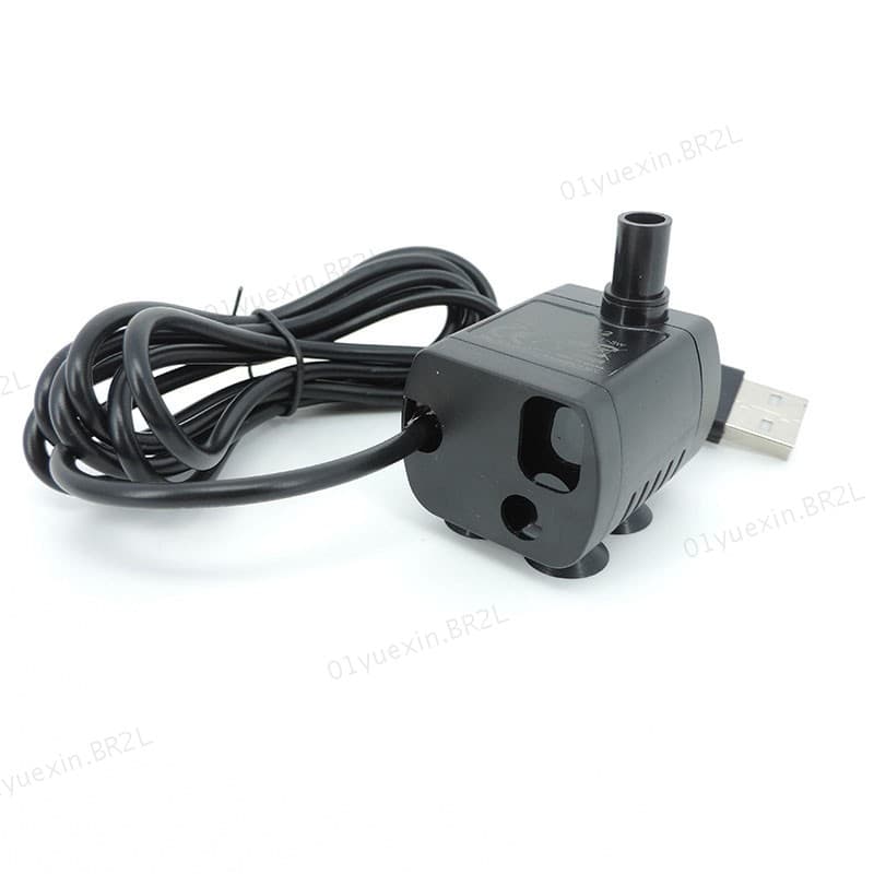 Motor Sem Escova De Baixo Ruído Submersível 5V USB mini Bomba De Água Tanque Fonte Filtro De Aquário BR2L