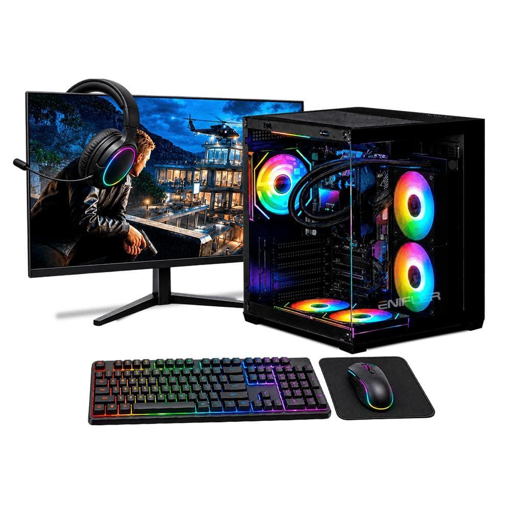 Pc Gamer Completo Ryzen 5 5600Gt, 16Gb Ddr4, Ssd 480Gb