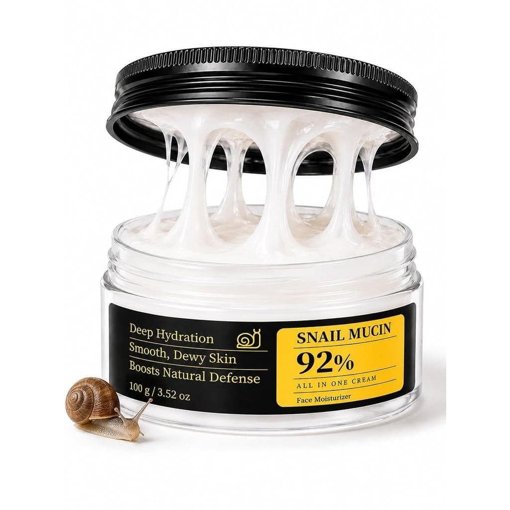 Hidratante Facial com Mucina de Caracol, 3.52oz*1Pacote, Hidratante Facial de Hidratação Profunda PLAR