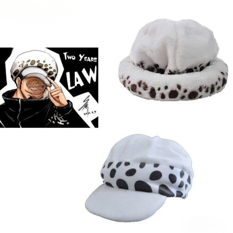 MISS.YE Anime Hat Unisex Vintage Moda De Inverno Japonesa Trafalgar D Water Law Man Cap