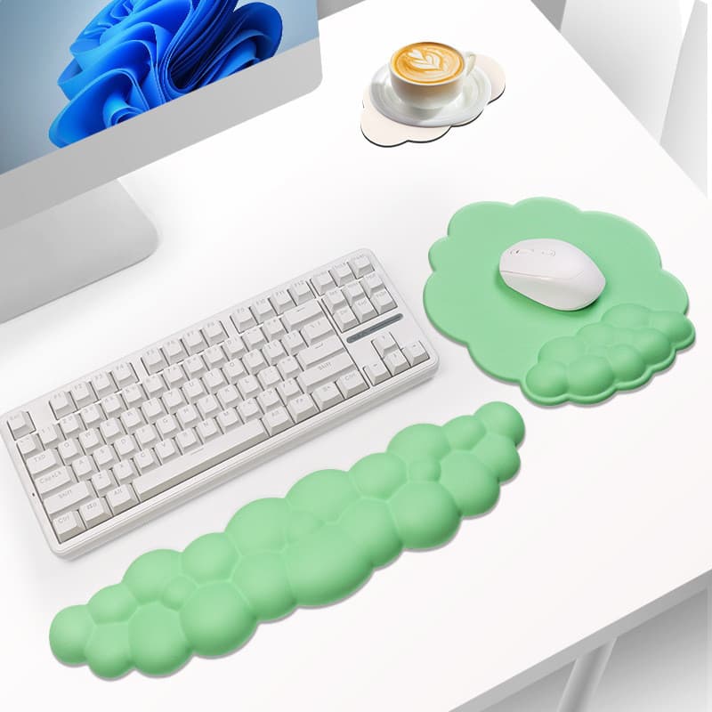 Su Yan Shang * Mouse Pad de pulso Nuvem Espuma de memória fresca Teclado mecânico Descanso de mão Descanso de pulso Mous