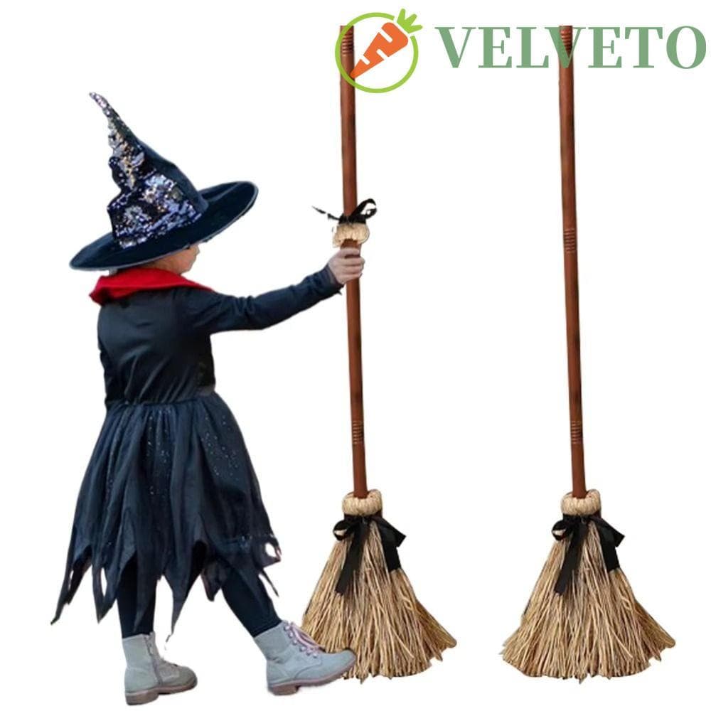 Vassoura De Bruxa ELVETO , Flutuante Giratória Elétrica Ativada Por Som , Sons Assustadores , Decorações De Halloween