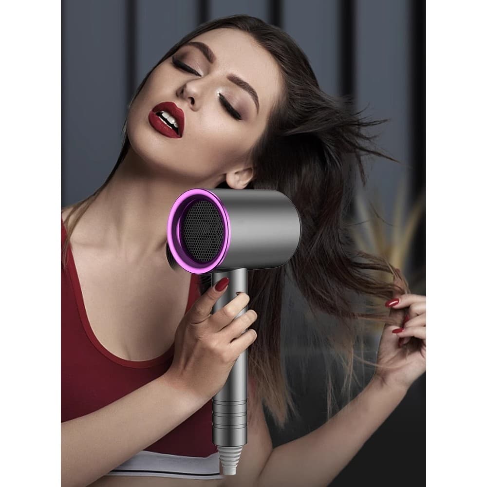 110v220v secador de cabelo doméstico 1300W alta giratória secador de cabelo de secagem rápida barbearia secador de cabel