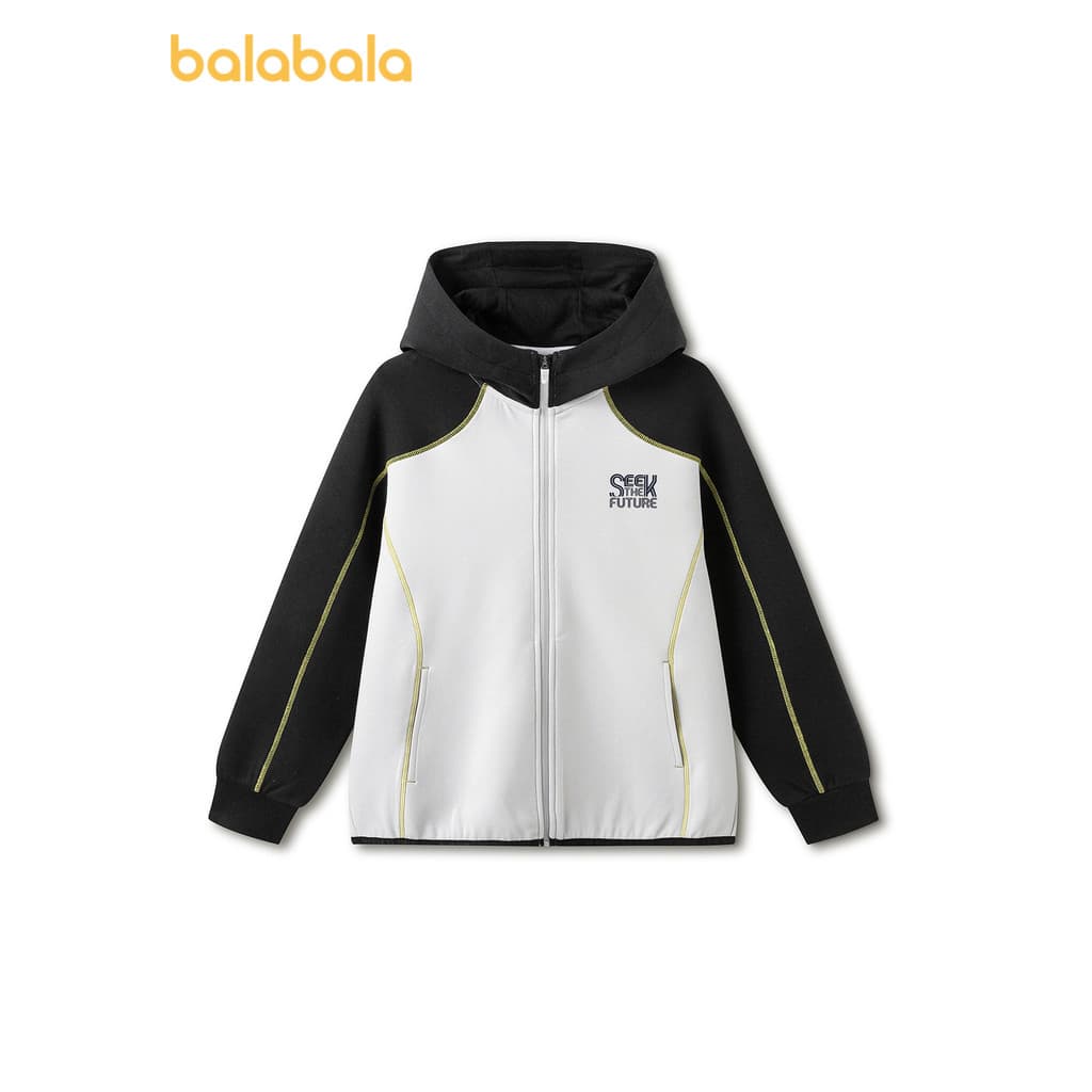 [Mesmo estilo no Shopping] Balabara Roupas infantis Meninos Jaqueta Infantil Tops Médio Grande Roupas Infantis 2026 Novo