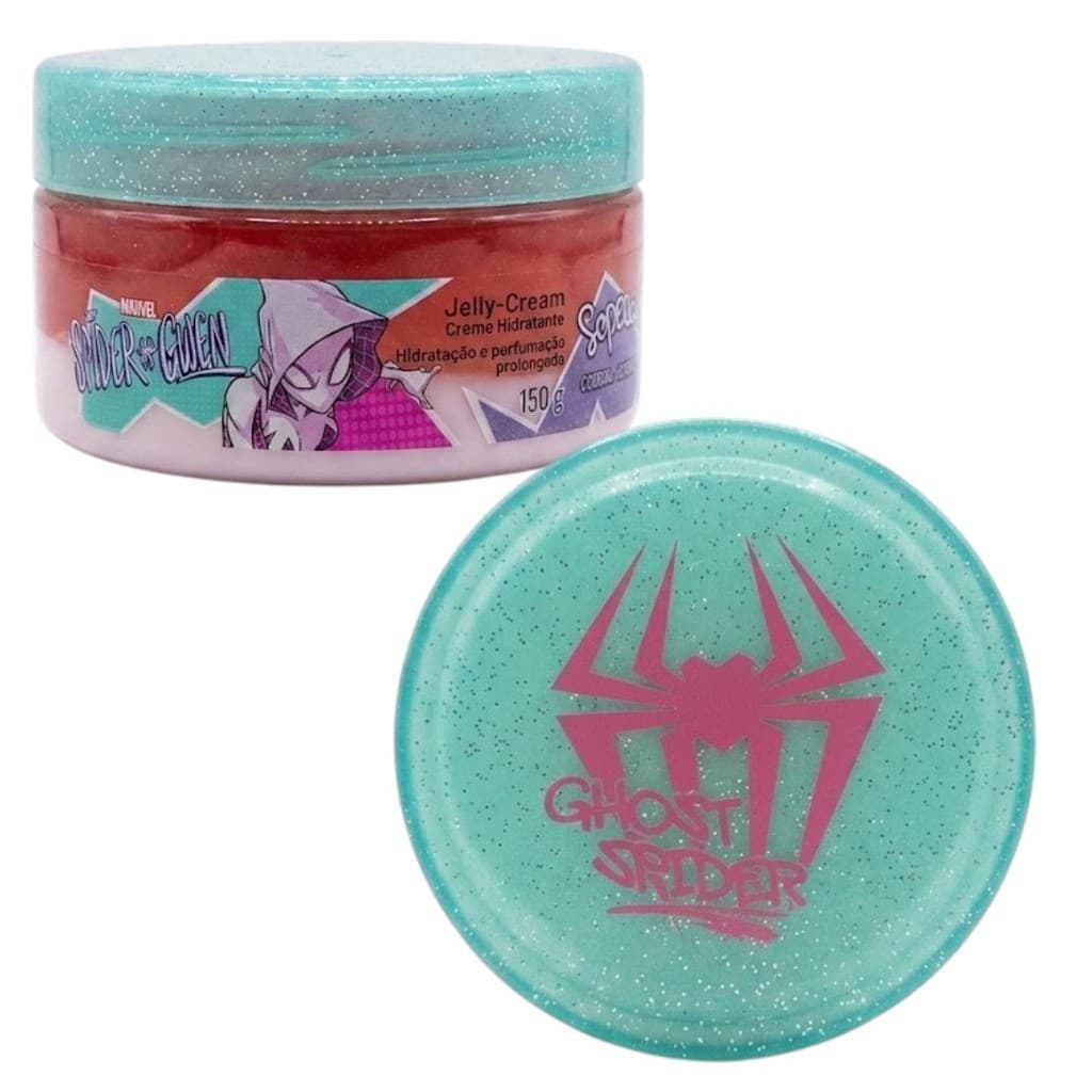 O Boticario Jelly Cream Creme Hidratante Sophie SpiderGwen 150g