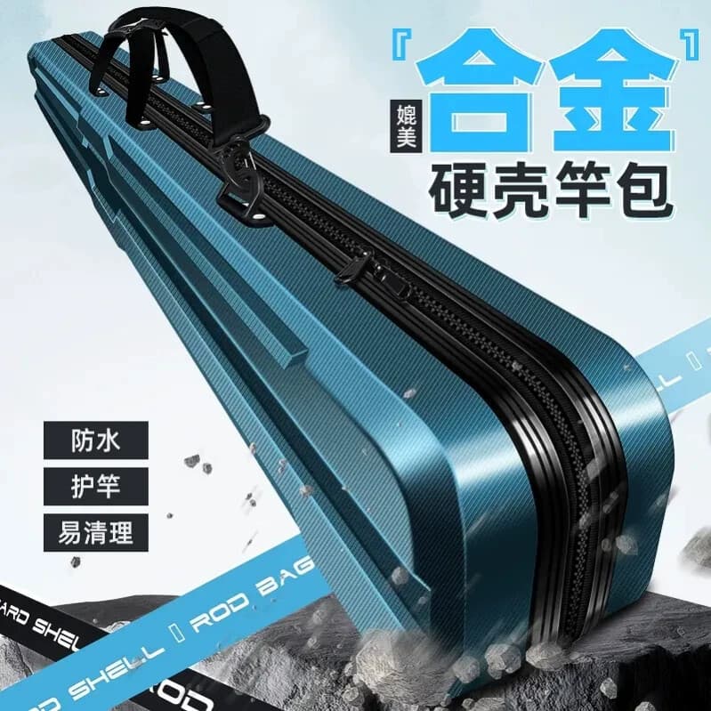 Bolsa de vara de pesca de casca dura Bolsa de equipamento de pesca leve Bolsa de pesca Bolsa de pesca Bolsa de vara espe