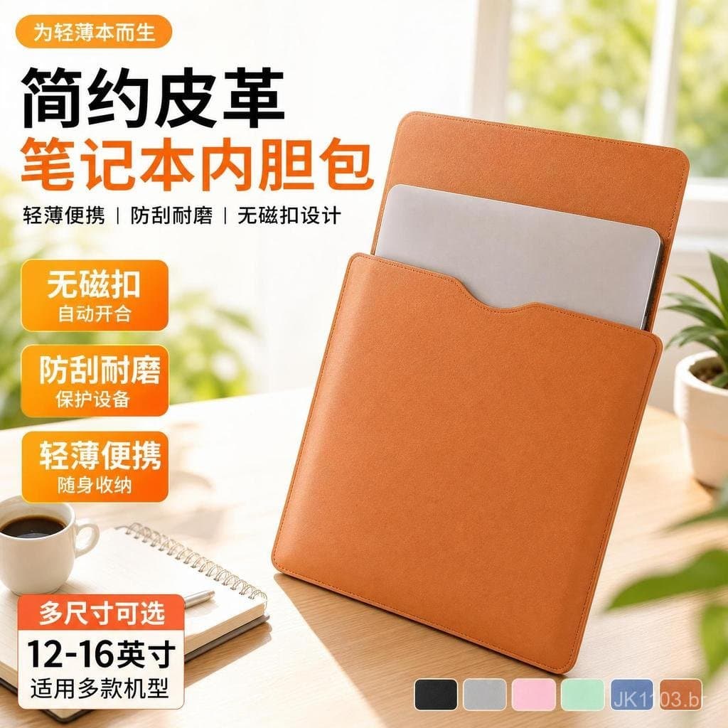 Em estoque, bolsa simples não magnética para laptop, capa protetora para MacBook de 14 polegadas, bolsa portátil à prova