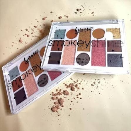 Paleta Sombras 12 Cores Smokey Shine Luisance Efeito Matte e Efeito 3D