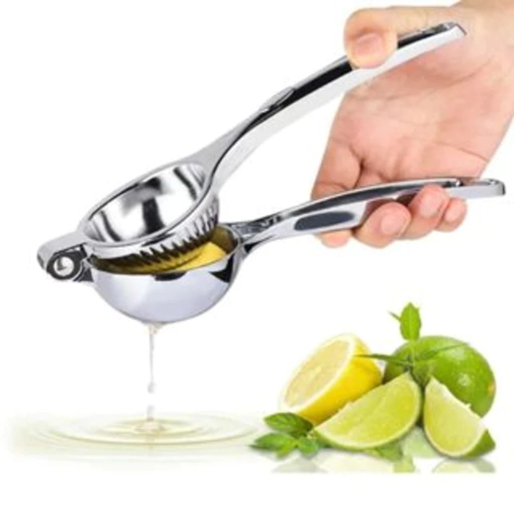 Espremedor De Limão Espremer Manual 20cm Limões De Aço Inoxidável Original Line Metal Multiuso Universal