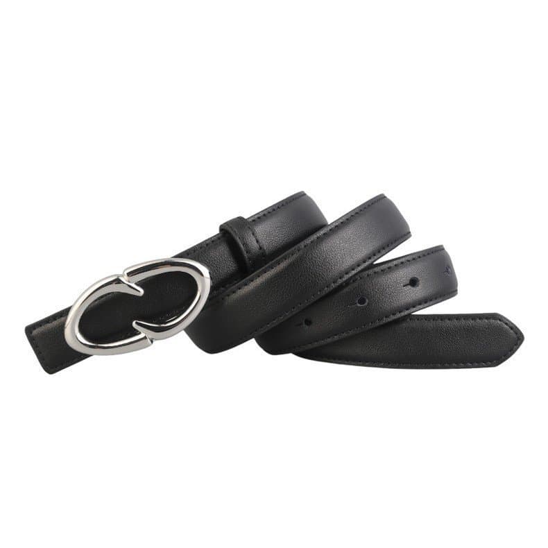 Novo cinto feminino de couro genuíno, elegante, casual, versátil, decorativo, adequado para calças e saias, cinto de alt