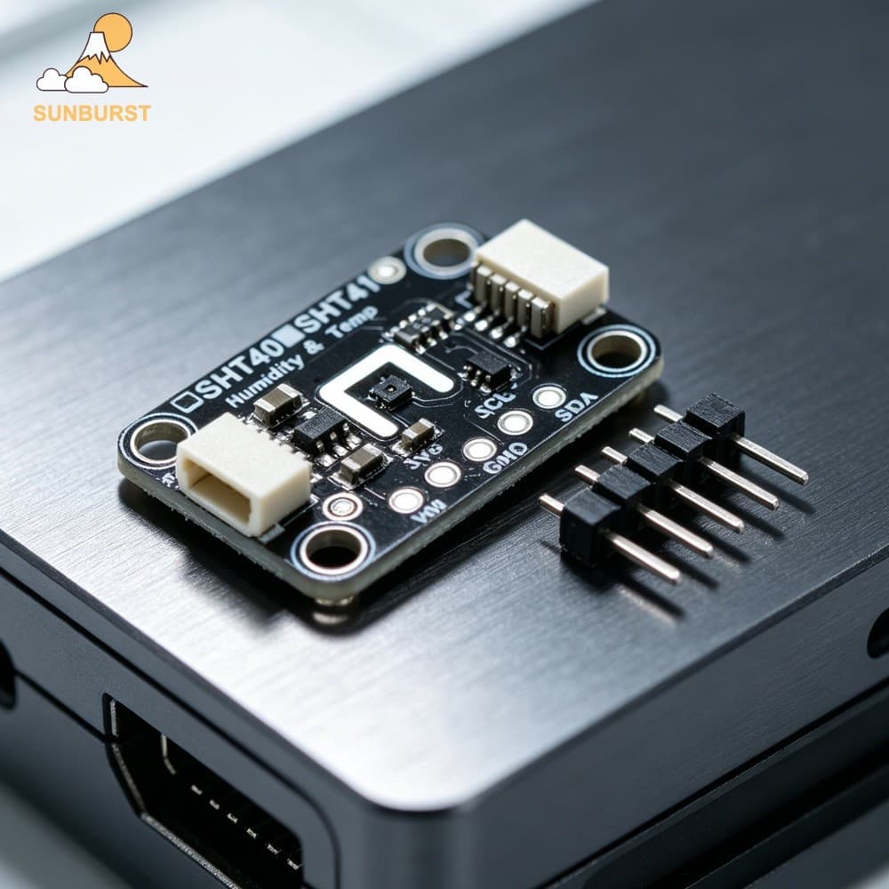 [Sunburst1 . br] SHT40 SHT41 Módulo Sensor PCB Temperatura De Umidade STEMMA QT Qwiic I2C Compatível