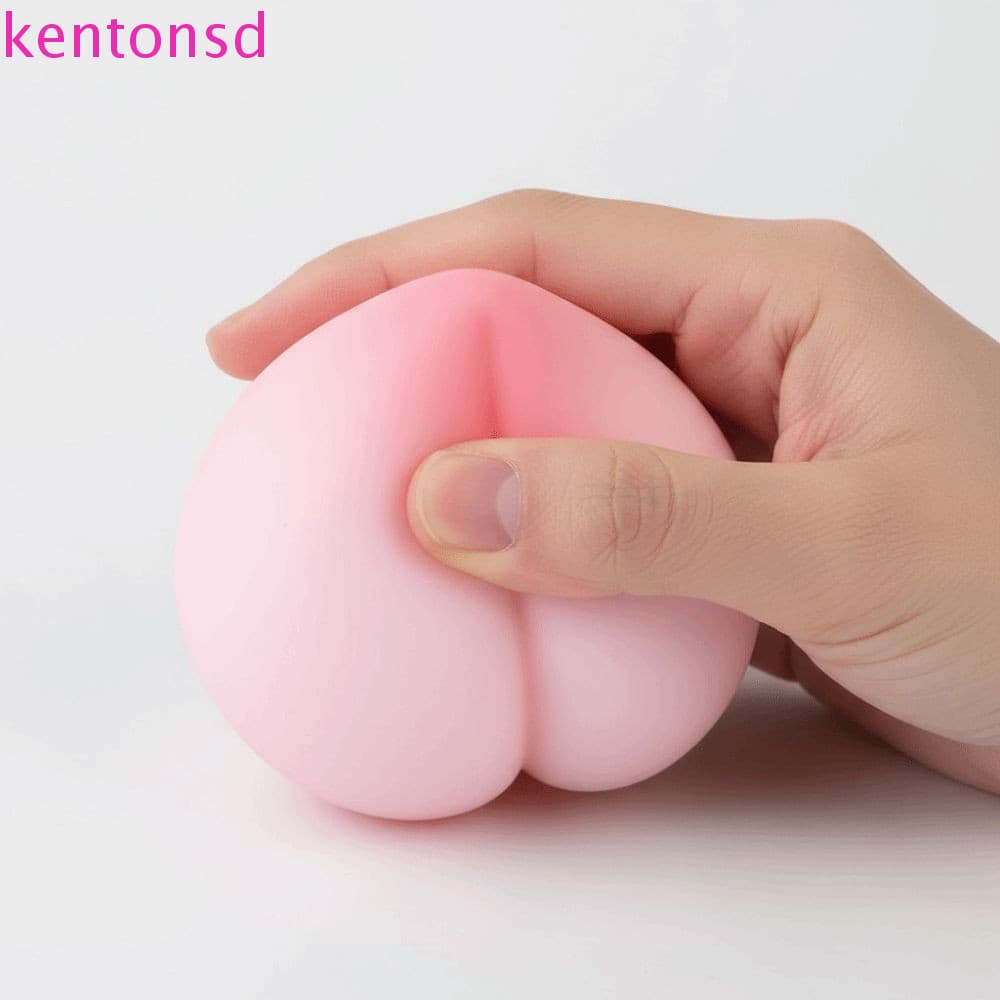 Brinquedo Mole Para Alívio Do Estresse KENTONSD , Bola Antiestresse Amassar Material TPE , Em Formato De Pêssego